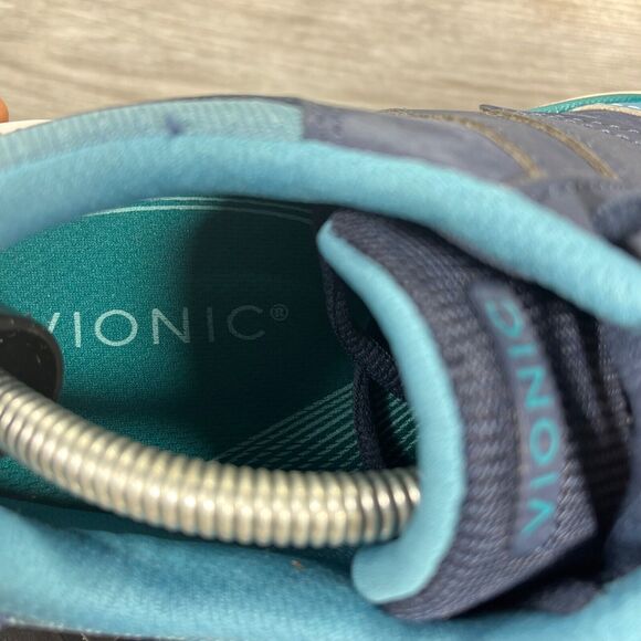 Vionic Women's Drift Zanny Waterproof Lace-Up Active Blue Sneakers Size 8 - Picture 10 of 13
